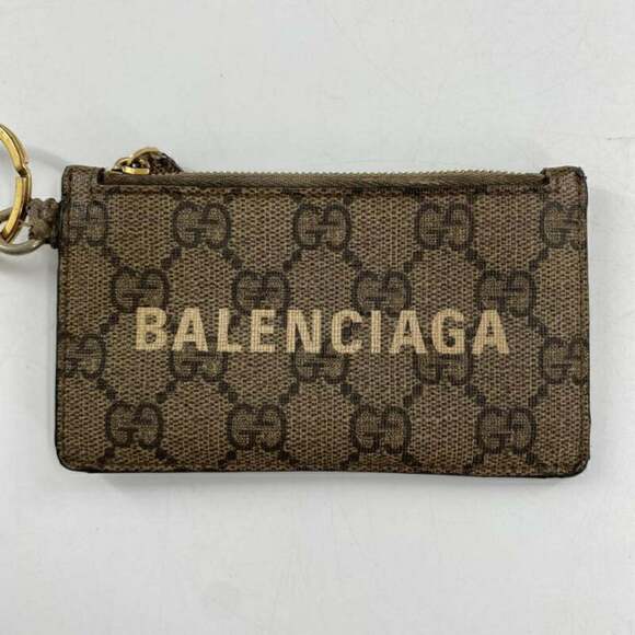 GUCCI Accessories - GUCCI x BALENCIAGA Neck Strap Business Card Holder/Card Case 681706/1147 Hack...